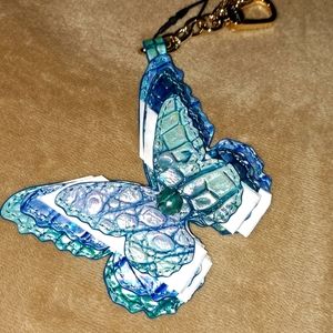 NWT Brahmin Blue Topaz Butterfly Tassel 🦋 Brand New w/Tag.
